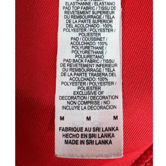 Nike Sports Bra Deep Orange Medium - Picture 3 of 3